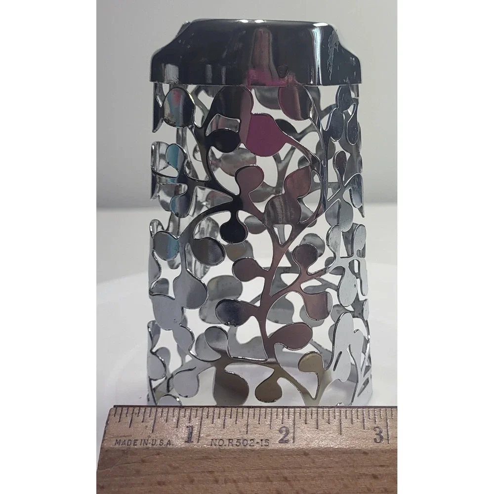 Bath & Body Works Soap Sleeve Silver Leaf Botanical Decorative Holder